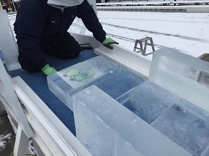 哈爾濱專業(yè)搭建冰滑梯 冰滑道制作廠家